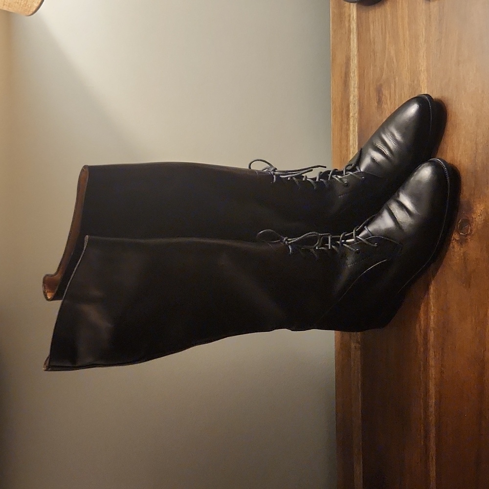 Ralph Lauren Black Riding Boots